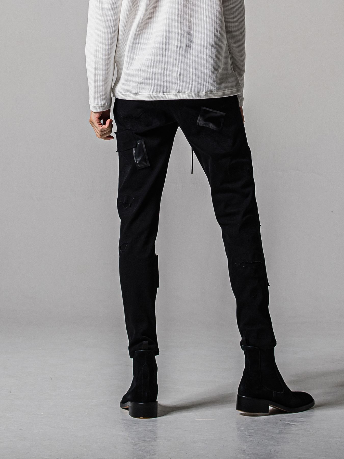 【予約品 11月16日(日) 締切】MICK DENIM JERSEY / ミック デニムジャージ / ブラックリメイク