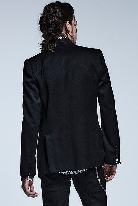 《予約品》 Jacket テーラードジャケット GabadineStretch / Black 【kiryuyrik】 11月入荷予定