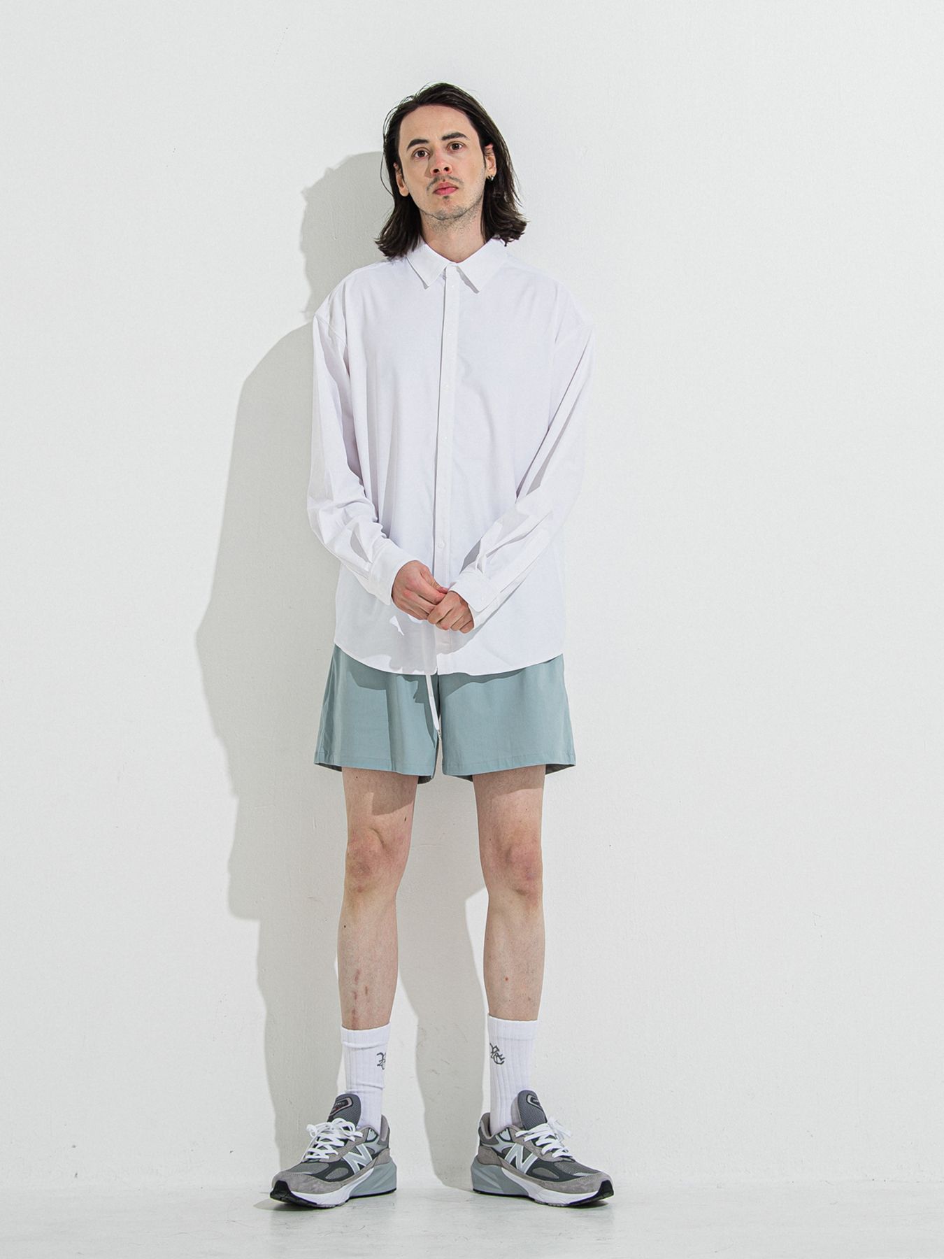 【予約品 】TV NYLON SHORTS / ティーヴィーナイロンショーツ / アクア