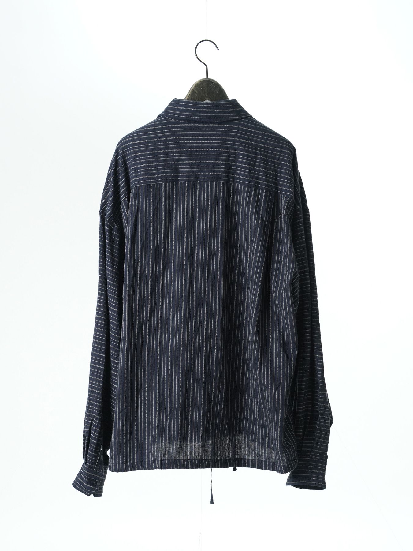 【予約品 5月27日(水) 締切】BRUSH-PULLOVERSHIRTS / オーバーシャツ / ネイビー