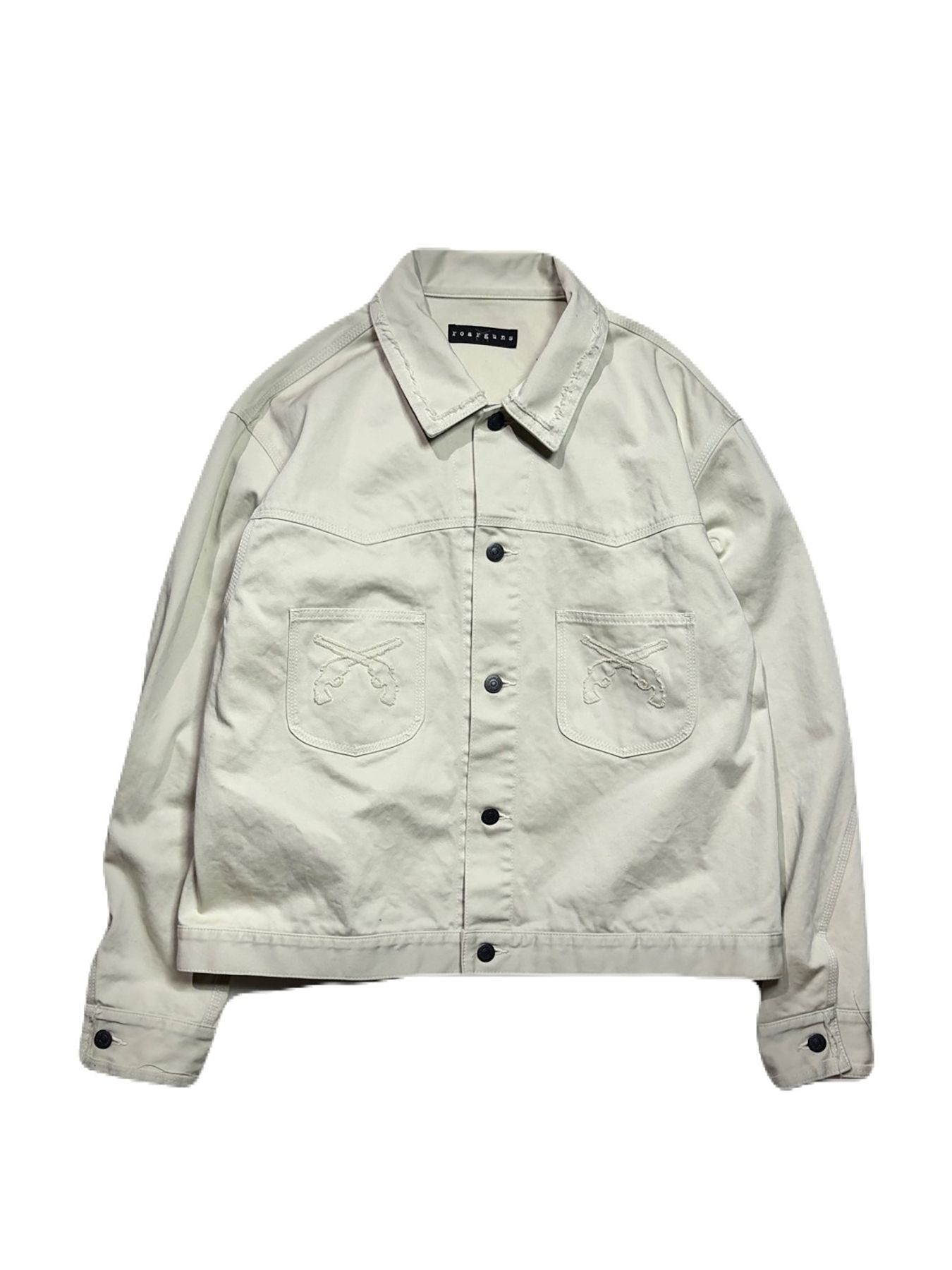 【予約品 3月9日(月) 18:00 締切】COTTON SATIN JKT / コットンサテン ジャケット / オフホワイト