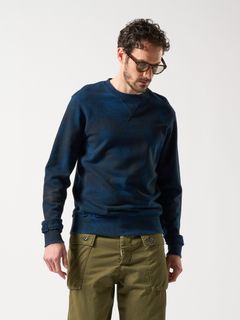 【予約品】 coating sweat / スウェット / デイリーネイビー