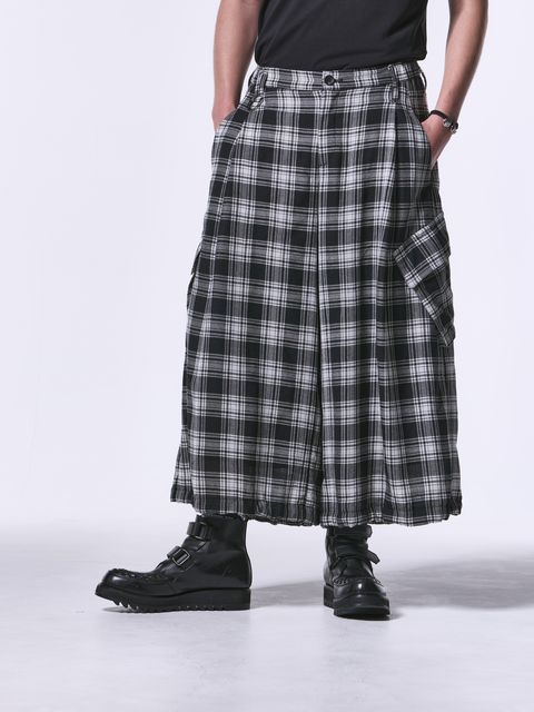 《予約品》 SharringWideTuckCargo / ワイドラックカーゴ / ブラック＆ホワイト