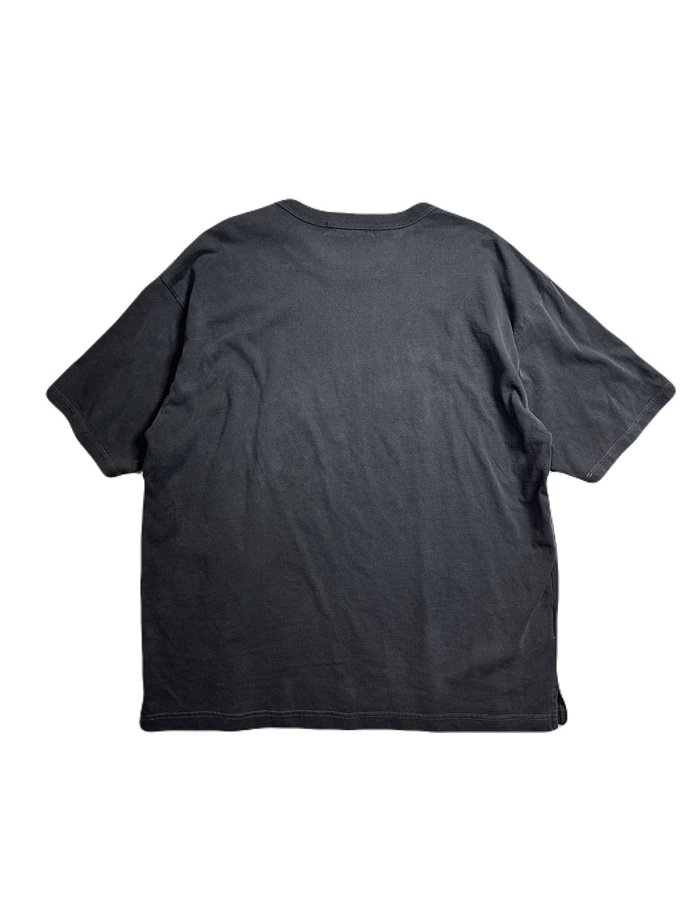 【予約品 8月10日(日) 締切 】CROSS PRINT S/S T / クロスプリント Tシャツ / ブラック×ブラック