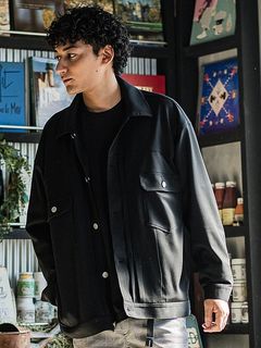 《予約品》 TECH OVER CPO / テック オーバー シーピーオー ジャケット / ブラック