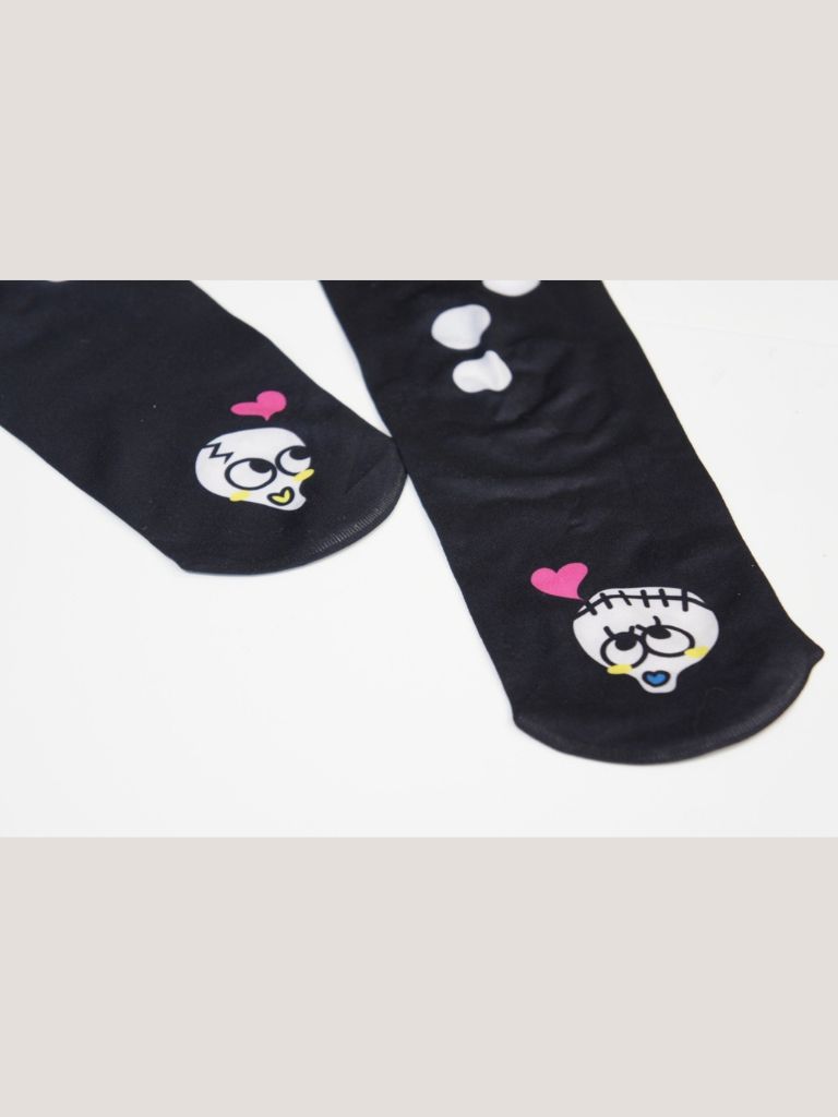 点字タイツ（美脚）  Braille tights / ブラック / 納期1～3週間