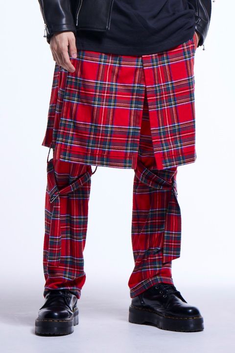 bontage pants / Red 【BOY LONDON】