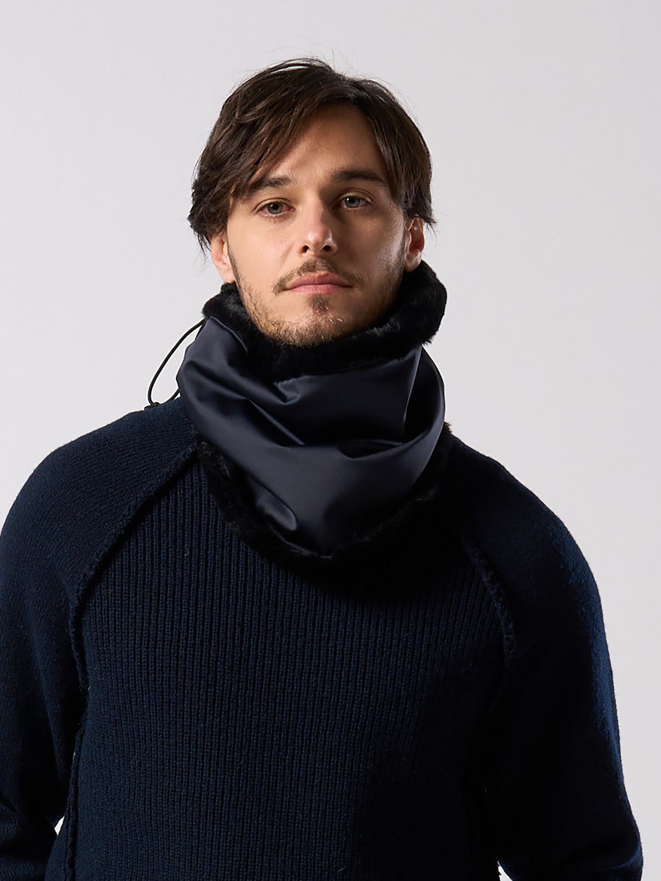 【予約品 4月19日(日) 18時締切】combi neck warmer / コンビネックウォーマー / ネイビー