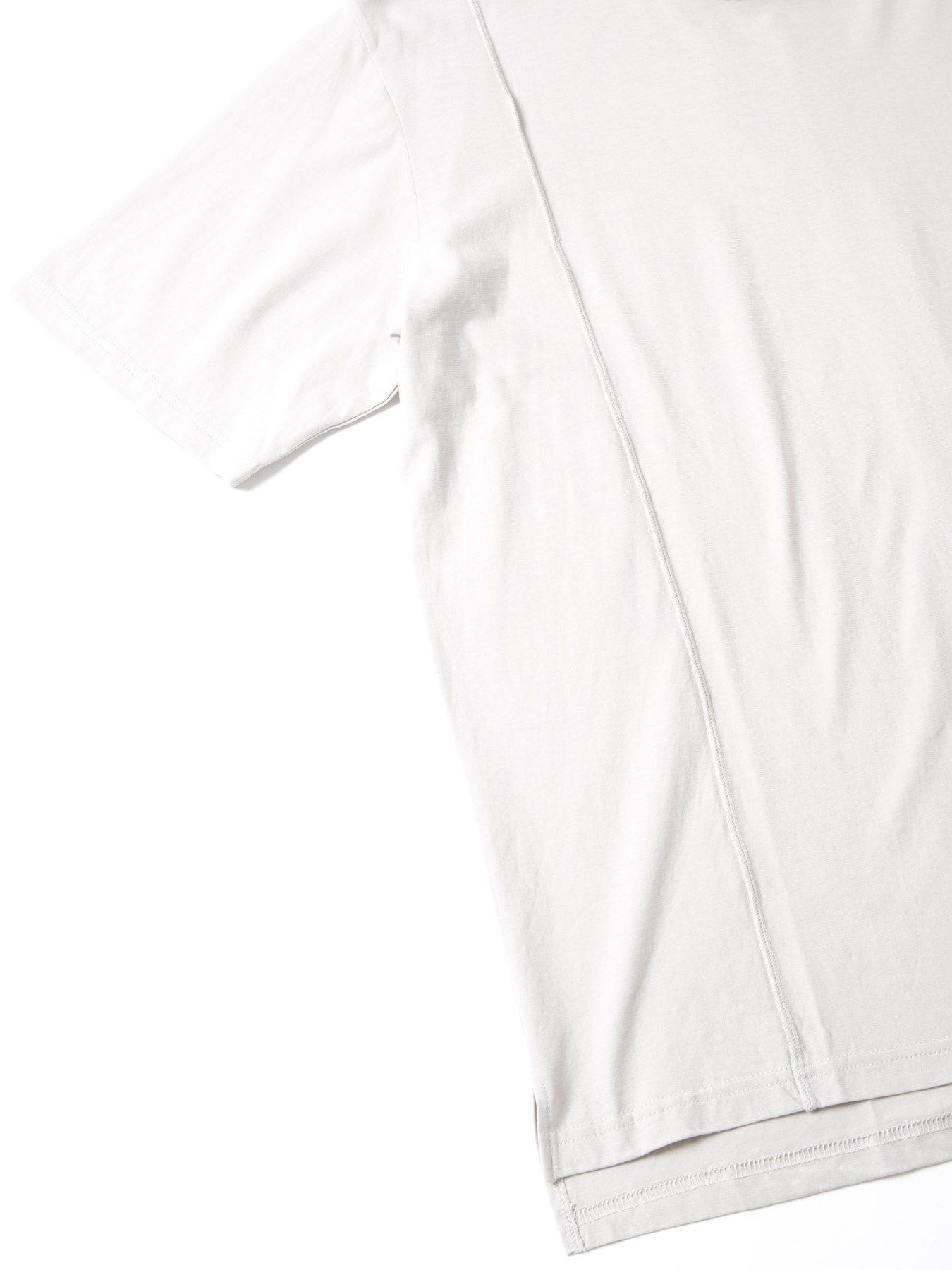 接触冷感 ガス強撚天竺 H/S T シャツ / H/S T-Shirts / ライトグレー 【STRUM】