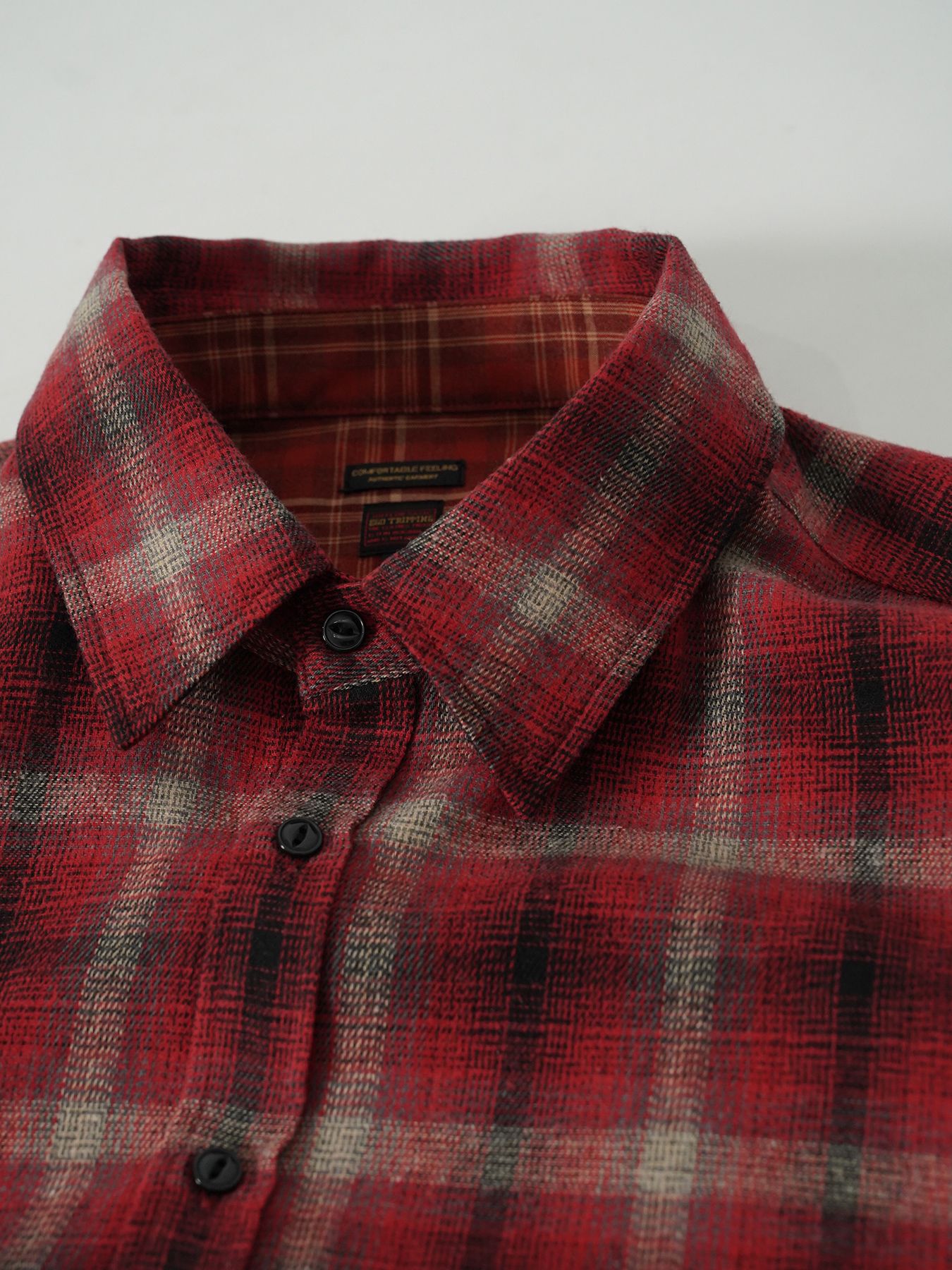 【予約品 5月27日(水) 締切】DOUBLE-SHIRTS / レイヤードシャツ / レッド系