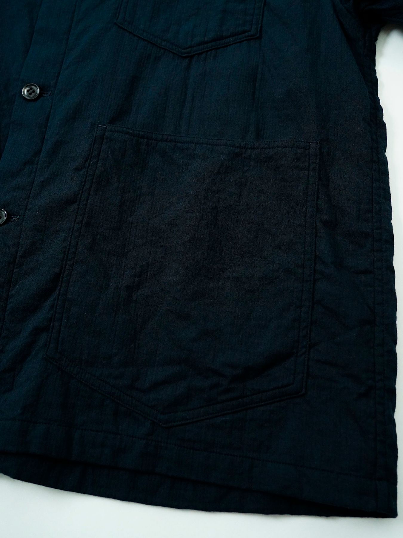 【予約品 11月9日(月) 締切】FEATHERALL / Wガーゼ カバーオール / ネイビー