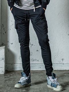 《予約11月17日19時締め》 Darrell sweatcargo  PT / カーゴパンツダレル / ブラック