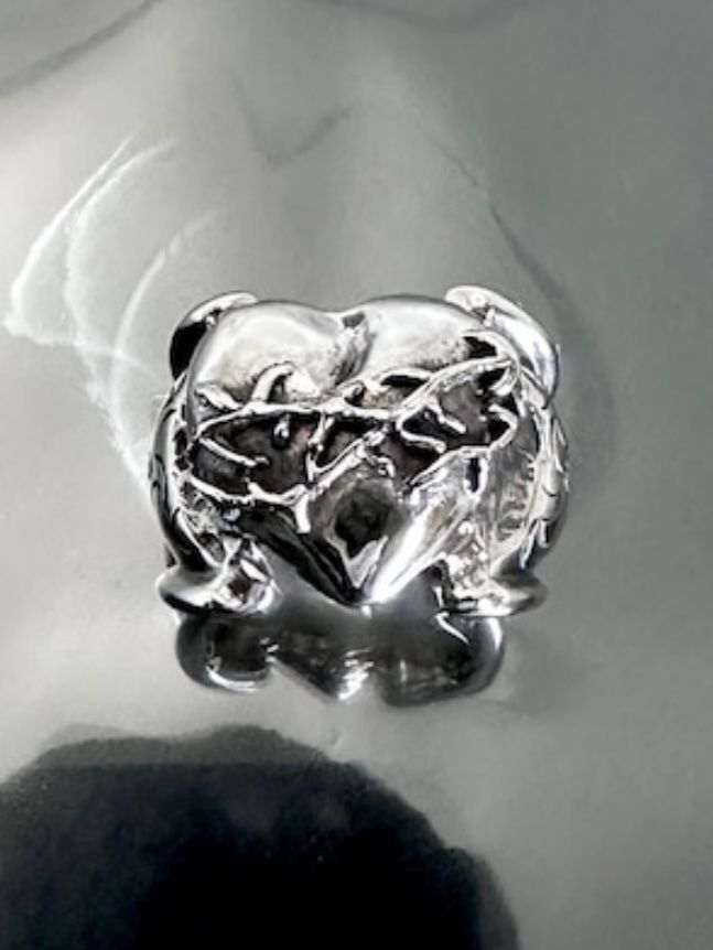 《受注生産》 HEART RING [LARGE] / ハートリング・ラージ 【注文から2-3週間後入荷予定】