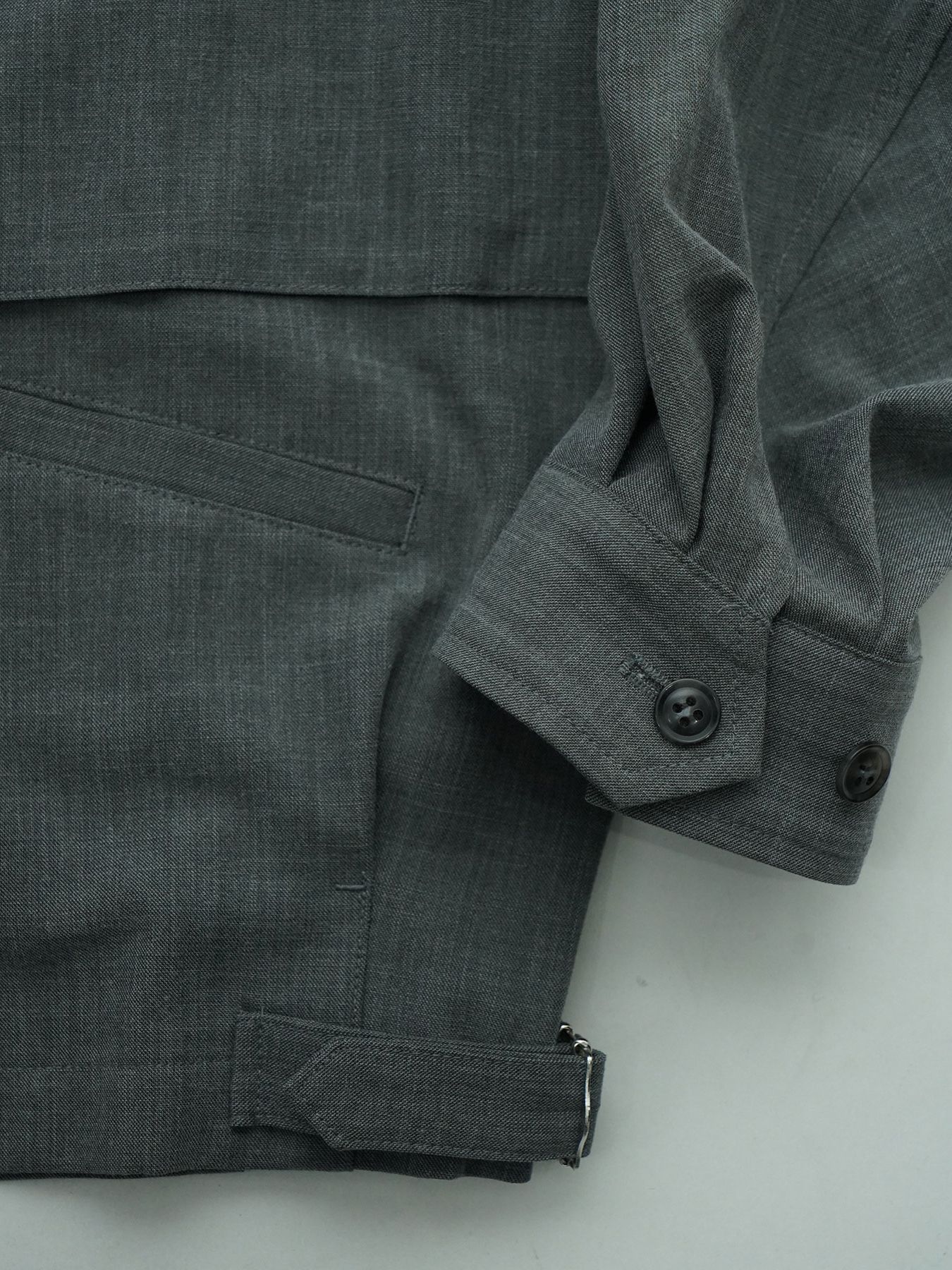 【予約品 10月26日(日) 締切】TRENCHSWINGTOP / トレンチスイングトップ / moku.L.GRAY