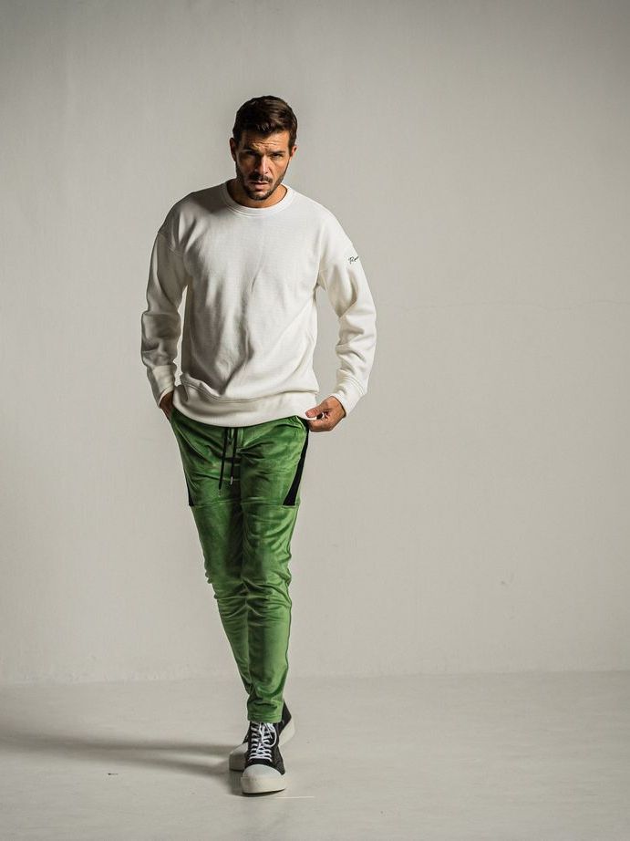 《予約9月1日18時締め》 velours TYLER PANTS  / 真冬仕様タイラーパンツ / グリーン