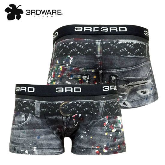 [3RDWARE] paint denim ボクサーパンツ
