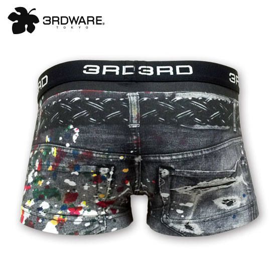 [3RDWARE] paint denim ボクサーパンツ