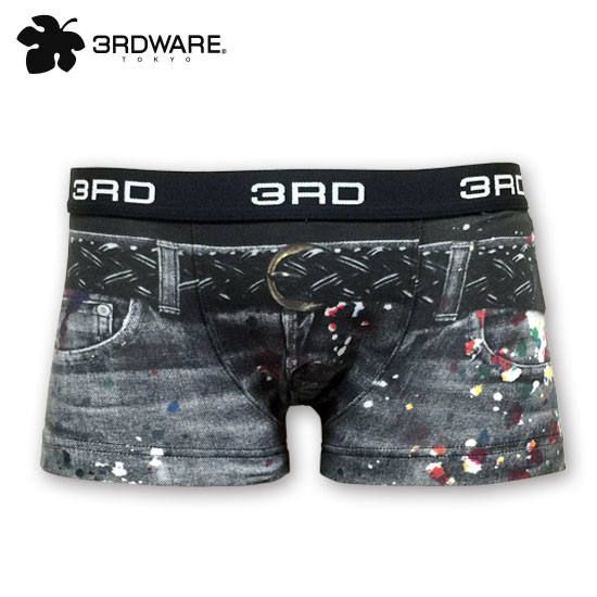 [3RDWARE] paint denim ボクサーパンツ