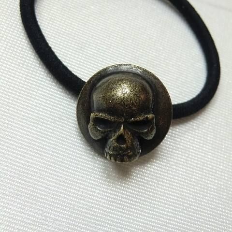 Skull Concho Hair Gum スカルコンチョヘアゴム
