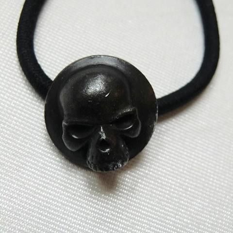 Skull Concho Hair Gum スカルコンチョヘアゴム