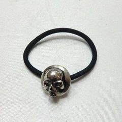 Skull Concho Hair Gum SILVERスカルコンチョヘアゴム