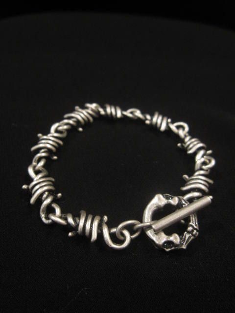 bracelet 925 barbed wire 有刺鉄線 - ブレスレット