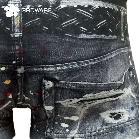 [3RDWARE] paint denim ボクサーパンツ