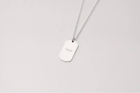 BIG THREE STAR PENDANT silver