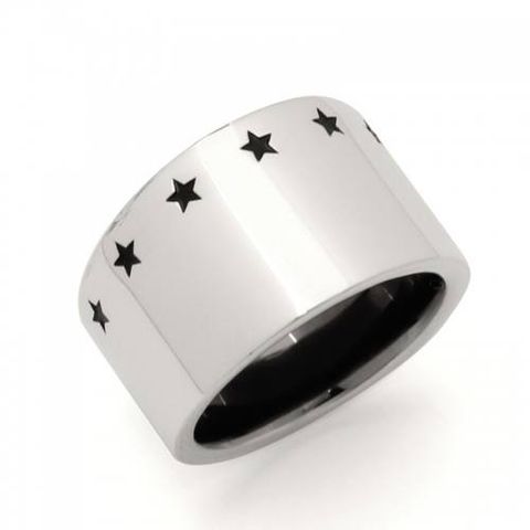 SKELETON FIVE STAR RING/silver