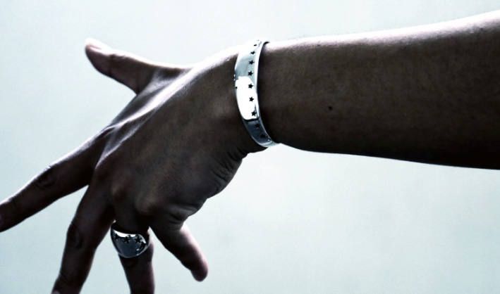 SKELETON FIVE STAR RING/silver