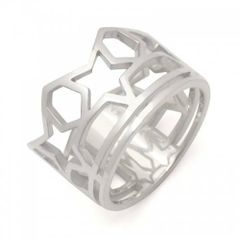 SKELETON FIVE STAR RING/silver