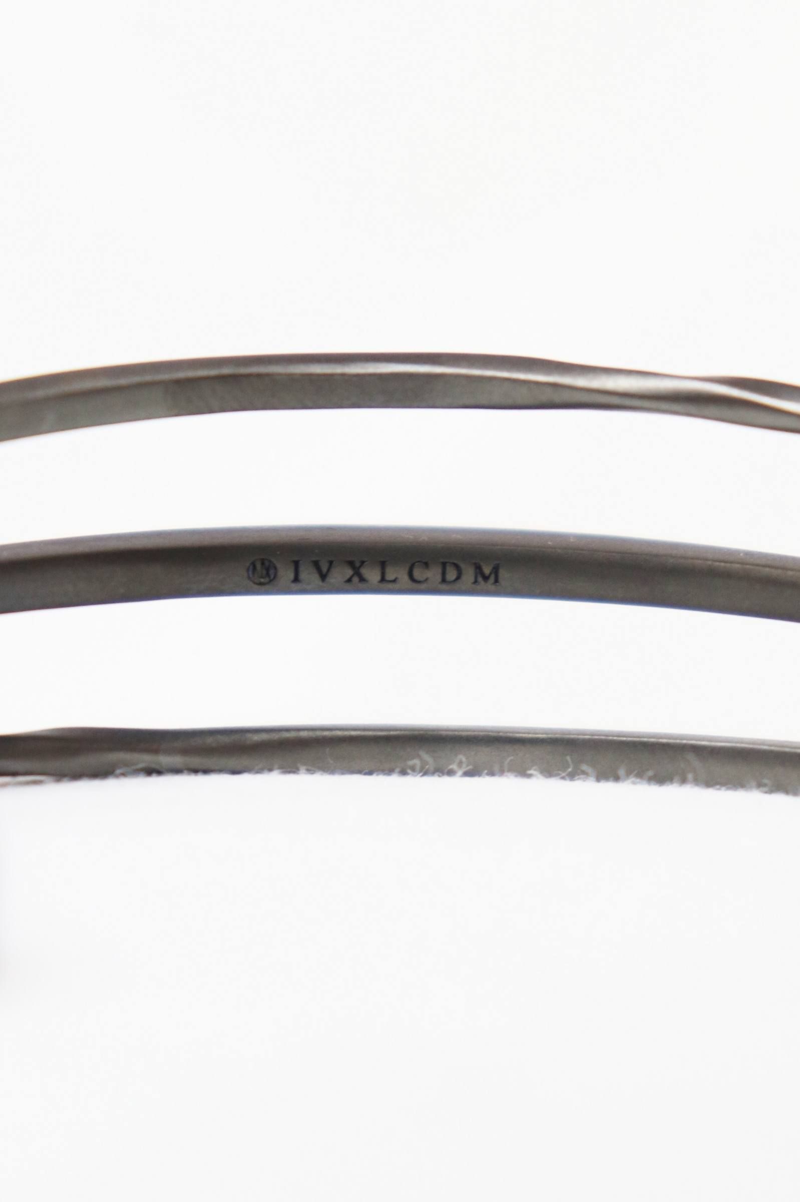 TRINITY BANGLE TWIST&SLASH/black matte