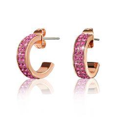 CP017-PNKハーフムーンピアス/pink