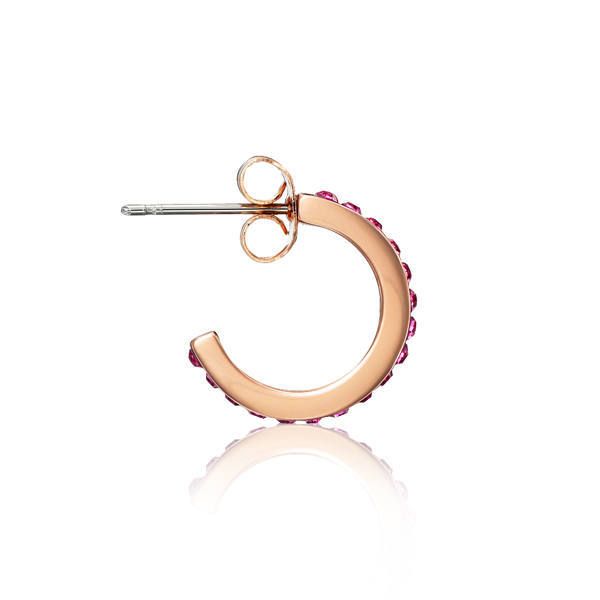 CP017-PNKハーフムーンピアス/pink