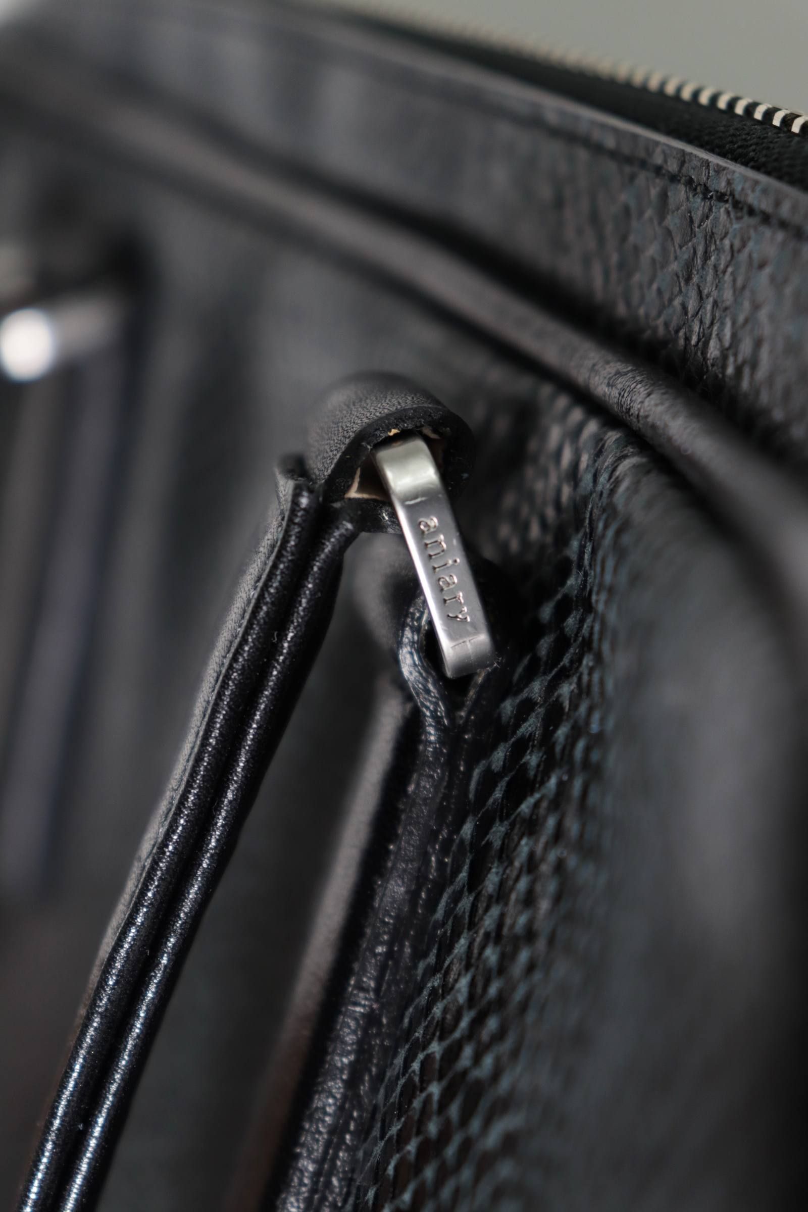 ブリーフ/ Scale Leather/black【aniary】