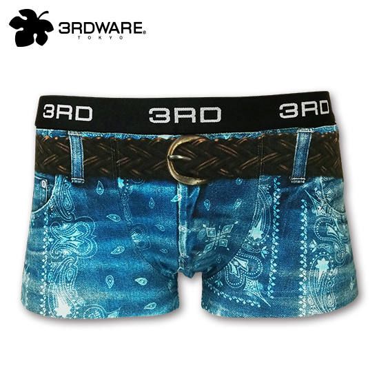 [3RDWARE] Bandana Denim「バンダナデニム」ボクサーパンツ