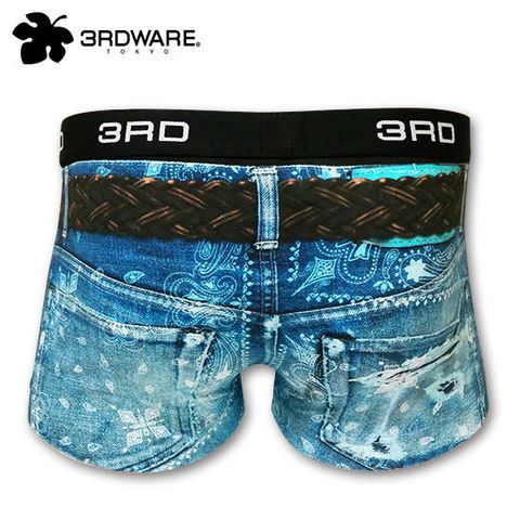 [3RDWARE] Bandana Denim「バンダナデニム」ボクサーパンツ