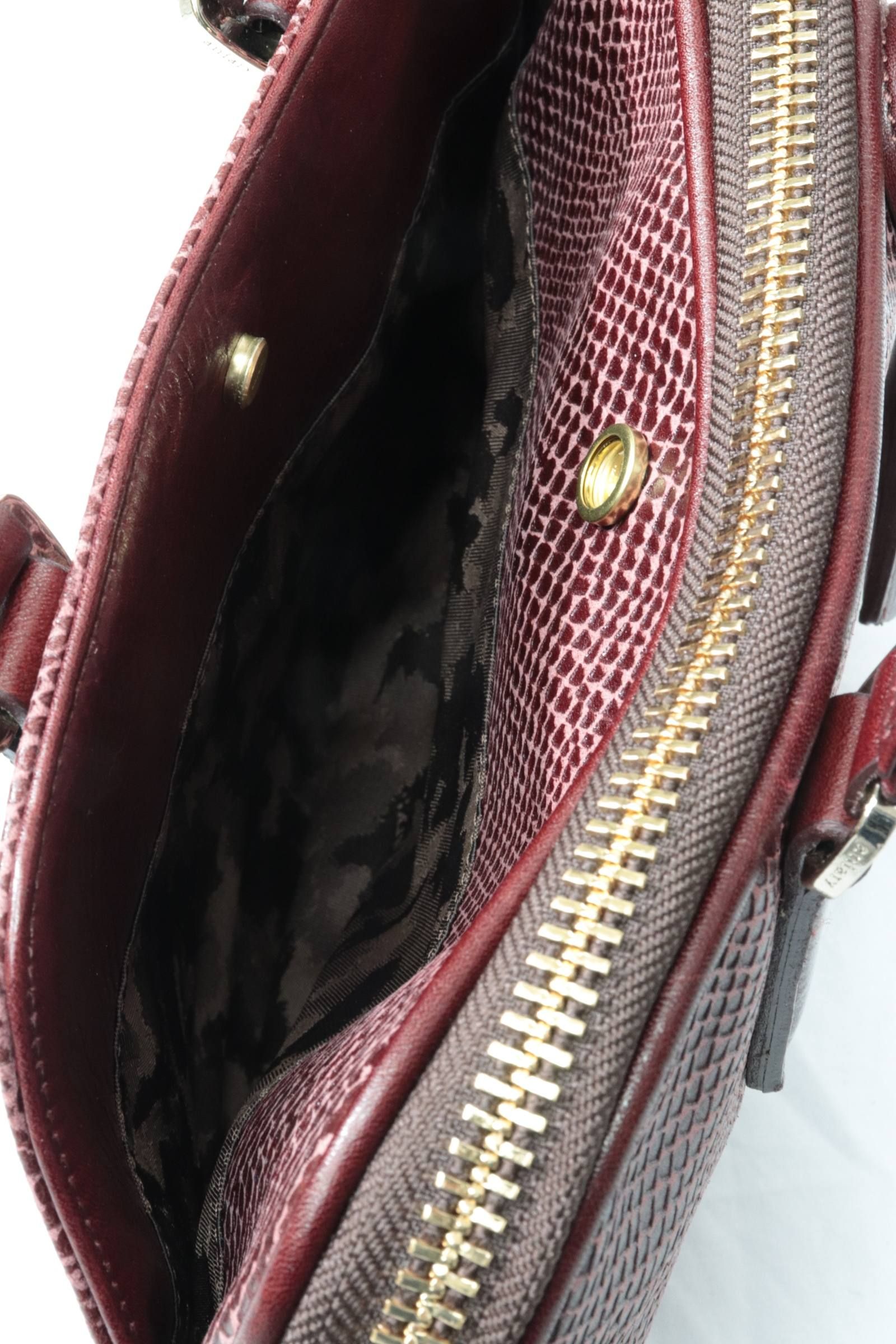 ミニブリーフ/ Scale Leather/Marron