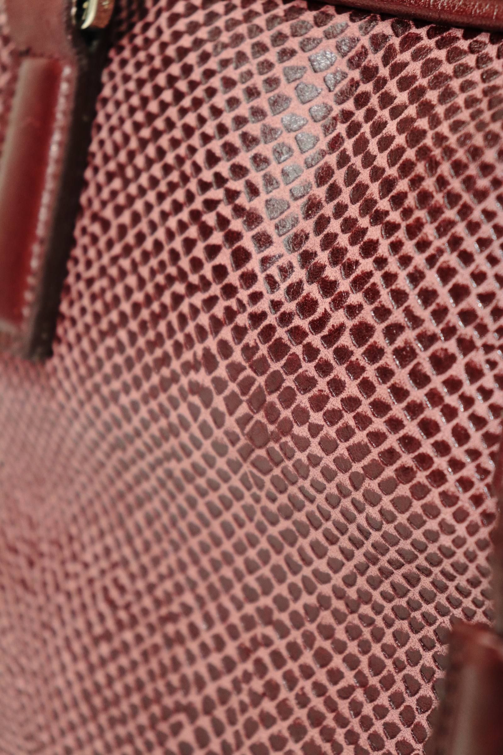 ミニブリーフ/ Scale Leather/Marron
