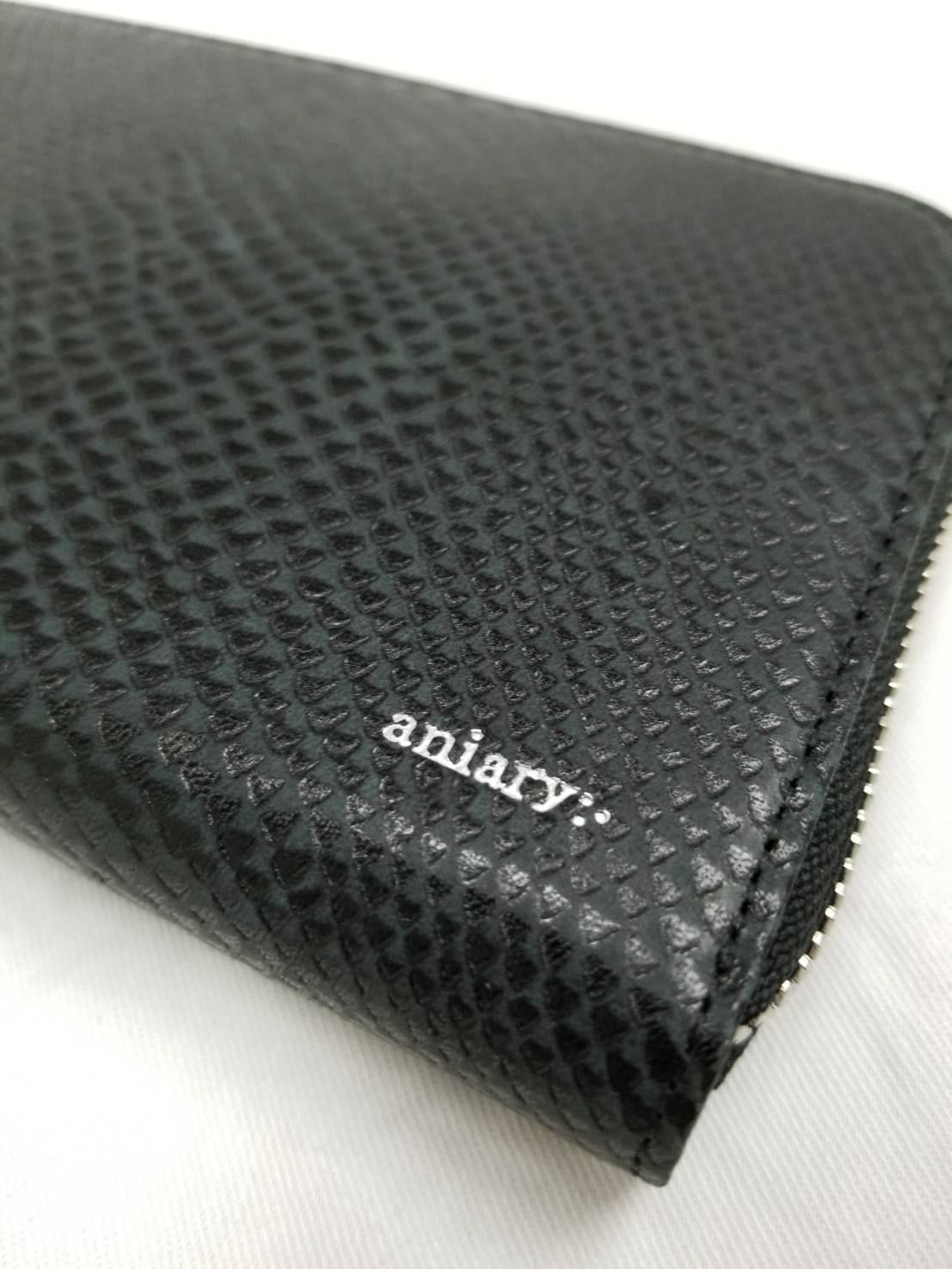 【aniary】 ラウンド L/Scale Leather