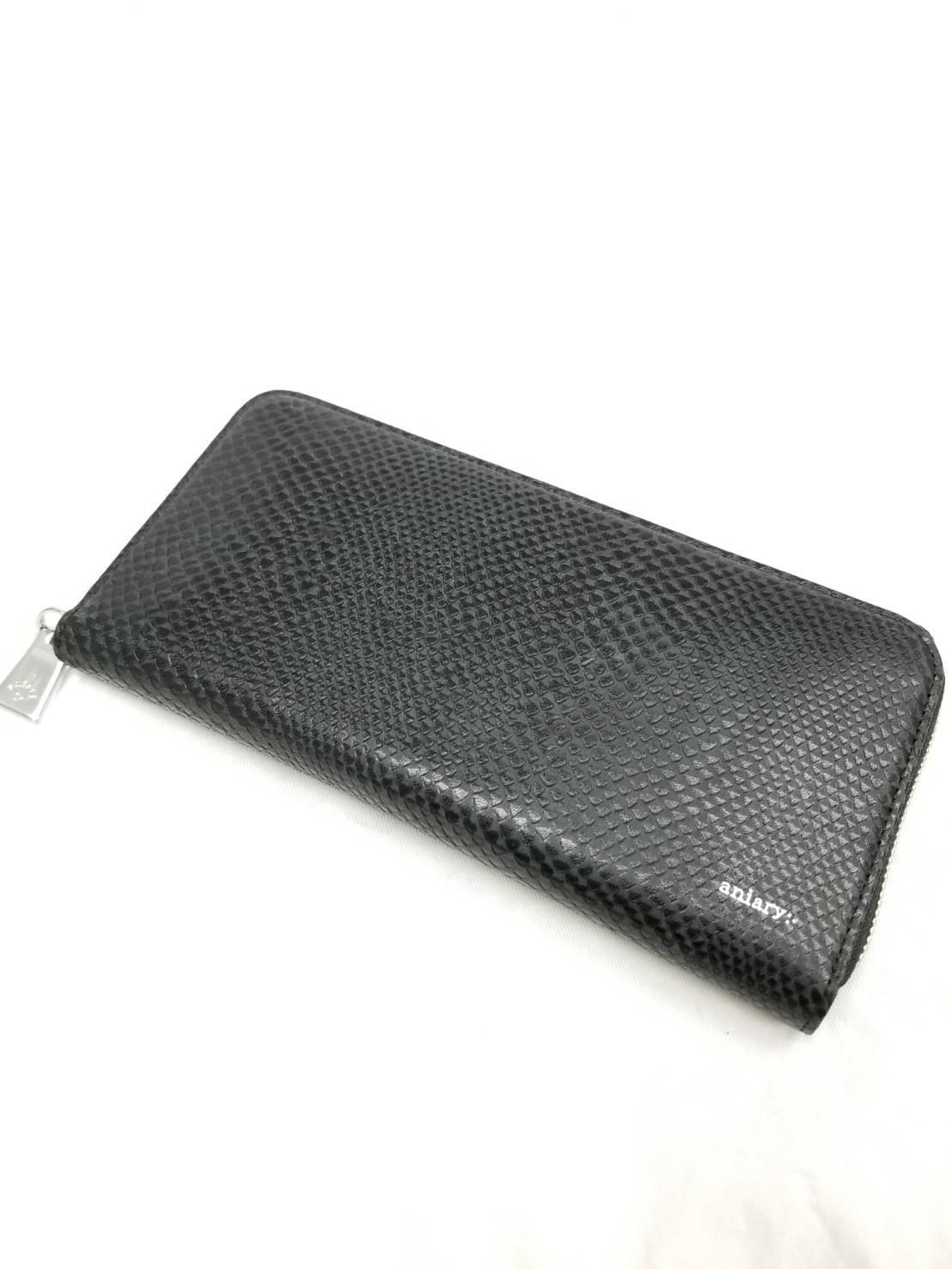 【aniary】 ラウンド L/Scale Leather