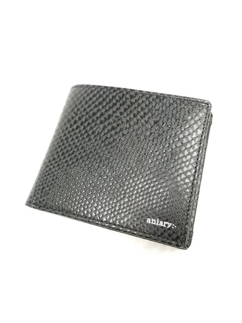 【aniary】  二つ折り/Scale Leather
