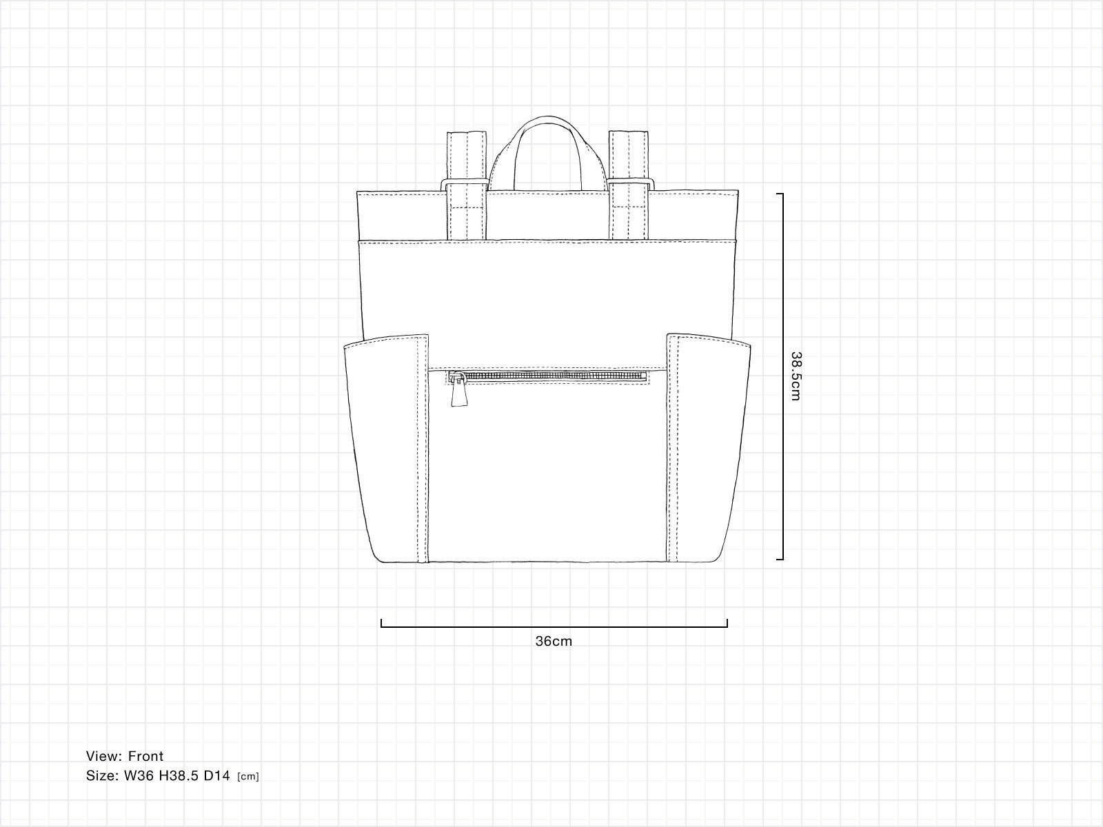 【aniary】  バックパック/Refine Leather