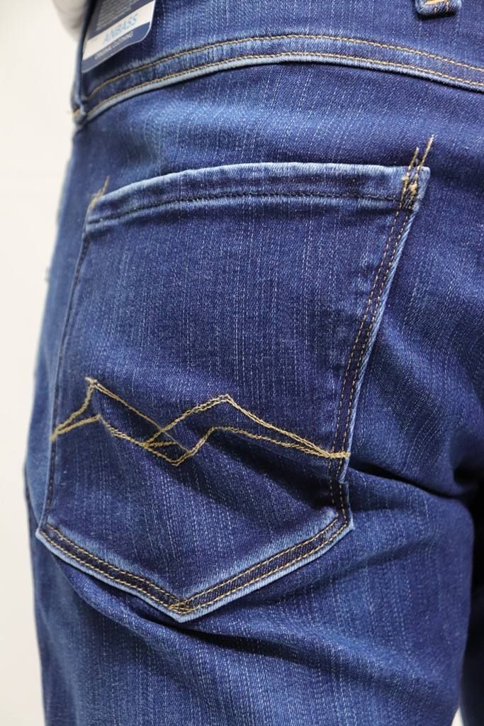 【REPLAY】ANBASS 11.5OZ HYPERFLEX サーフブルーインディゴストレッチデニム
