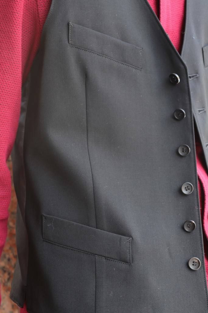 Vest ベスト GabadineStretch / Black 【kiryuyrik】