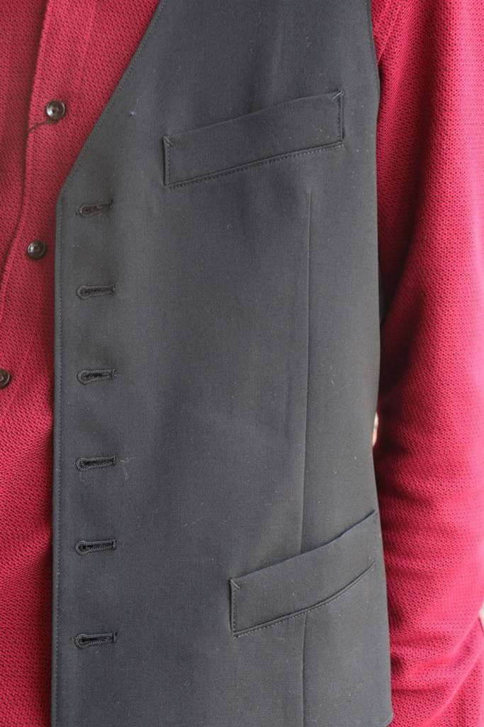 Vest ベスト GabadineStretch / Black 【kiryuyrik】