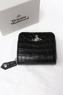 【Vivienne Westwood】 ALEX MEDIUM ZIP WALLET/BLACK