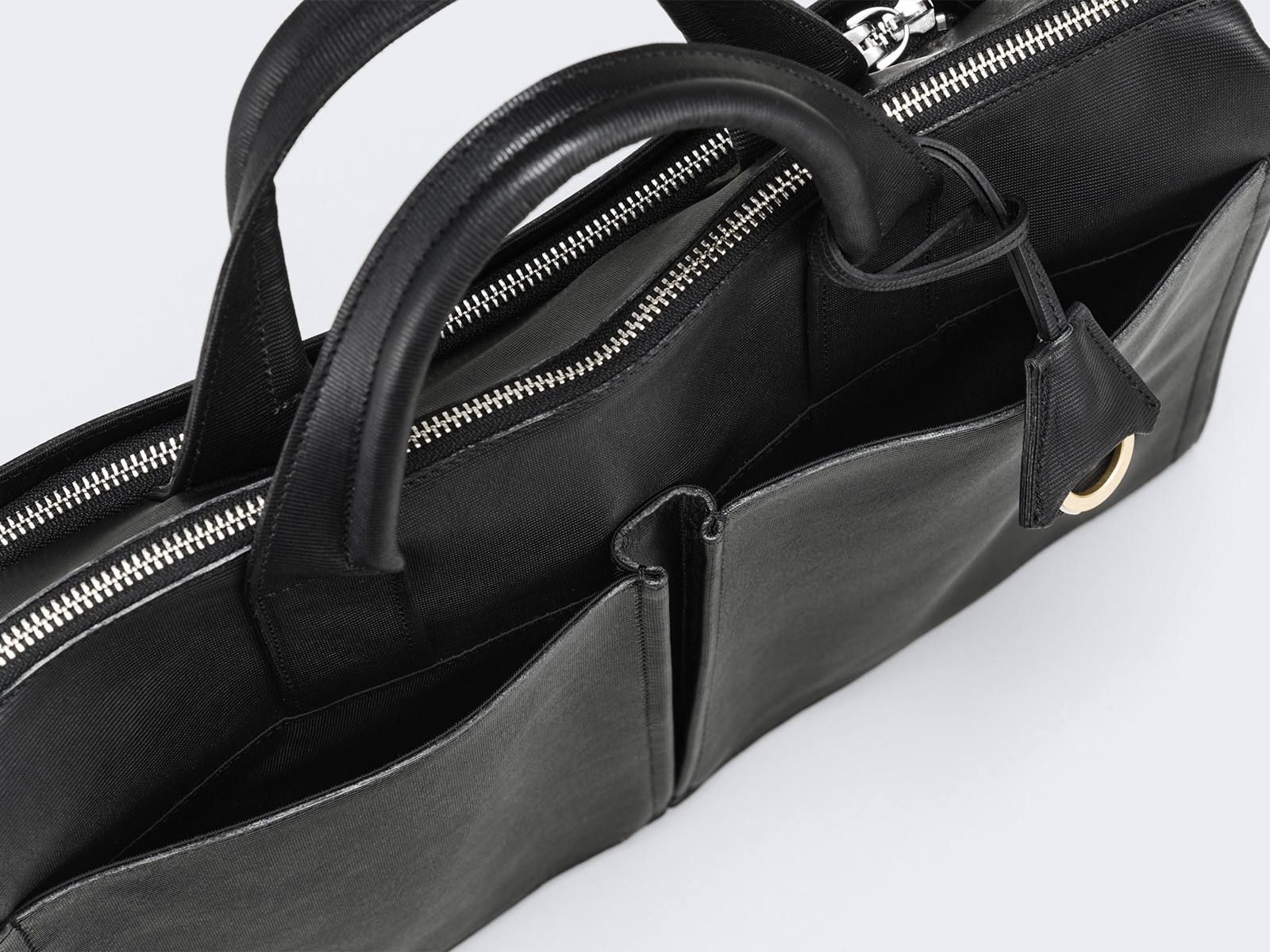 Refine Leather  ブリーフ/BLACK【aniary】