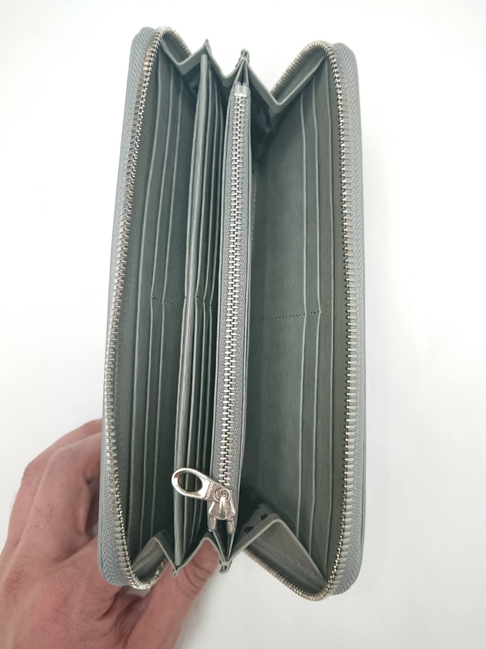 Inheritance Leather ラウンドL/GRAY【aniary】