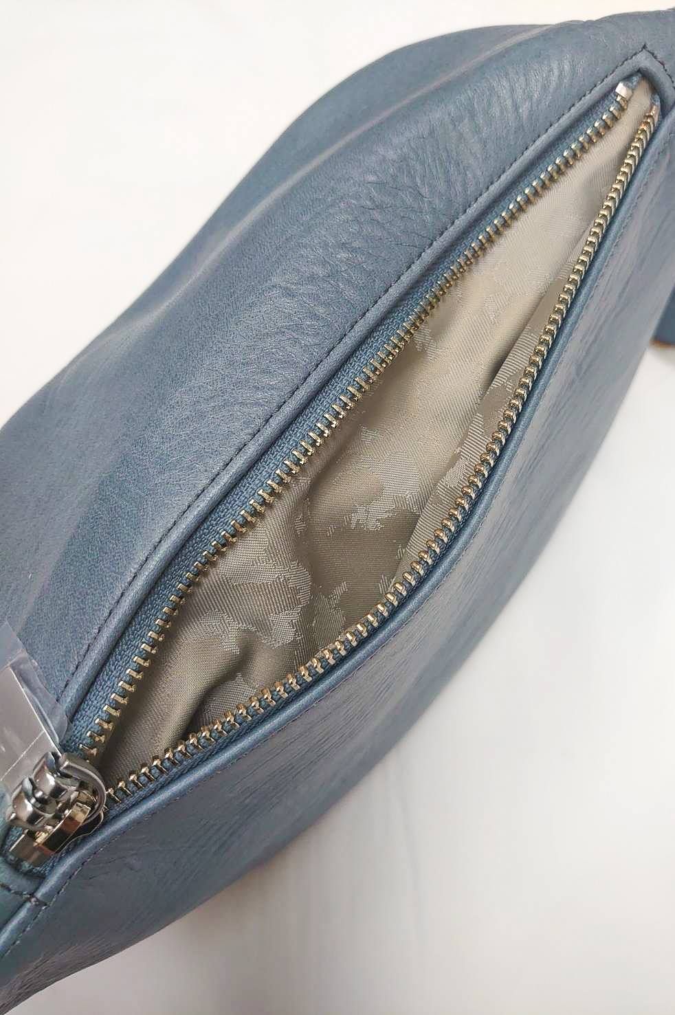 ボディバッグ  Antique Leather  Pale Blue【aniary】